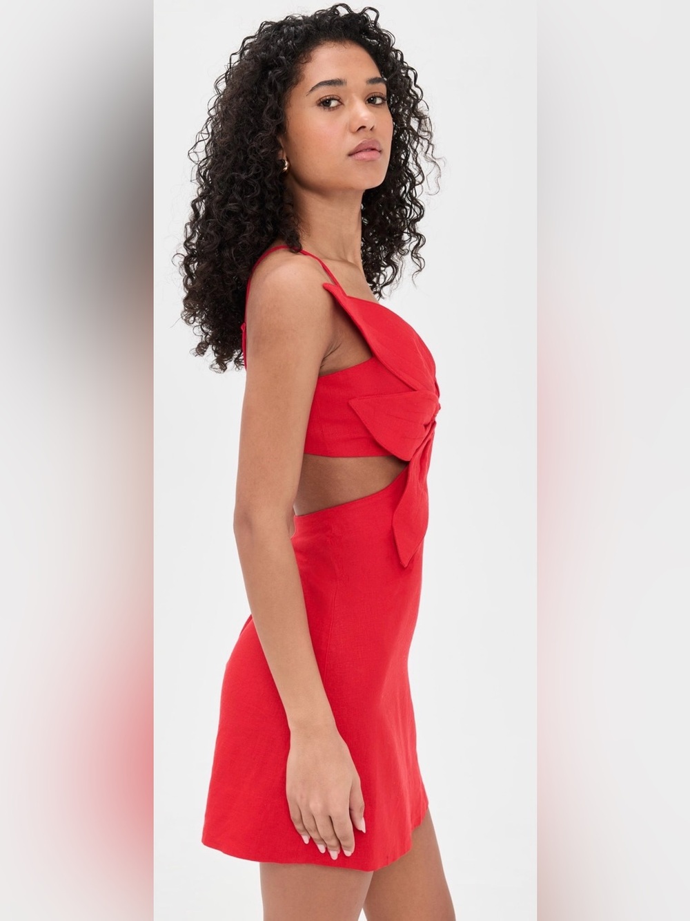 FARM Rio Red Flower Dress - Picture 7 of 9